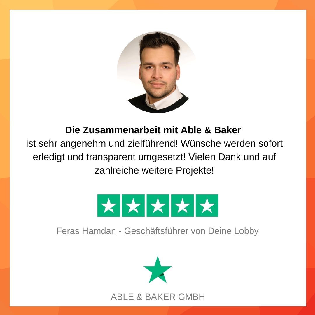 Able & Baker GmbH Bewertung Hamdan