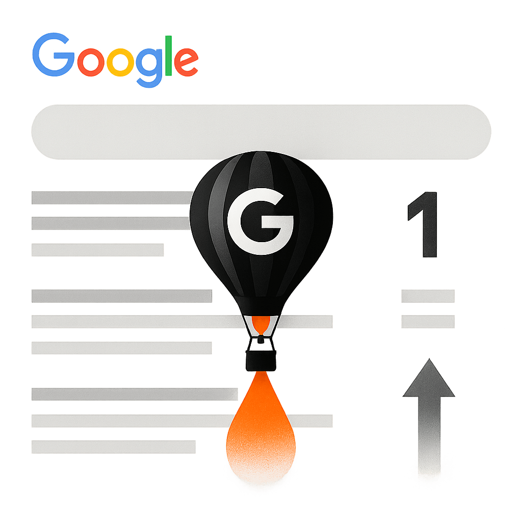 Google-Optimierung auf Seite 1